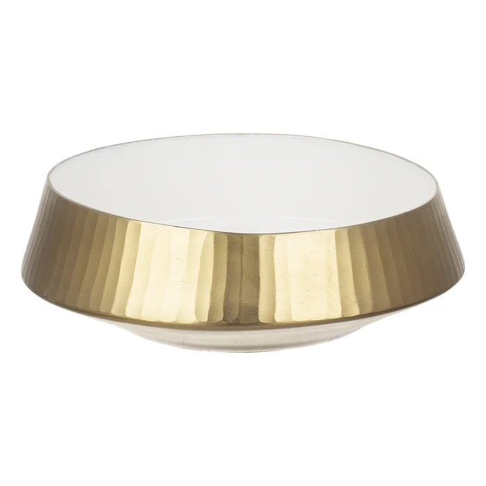 Ваза для фруктов 25 см. «Diana» золотая — Homier Decor