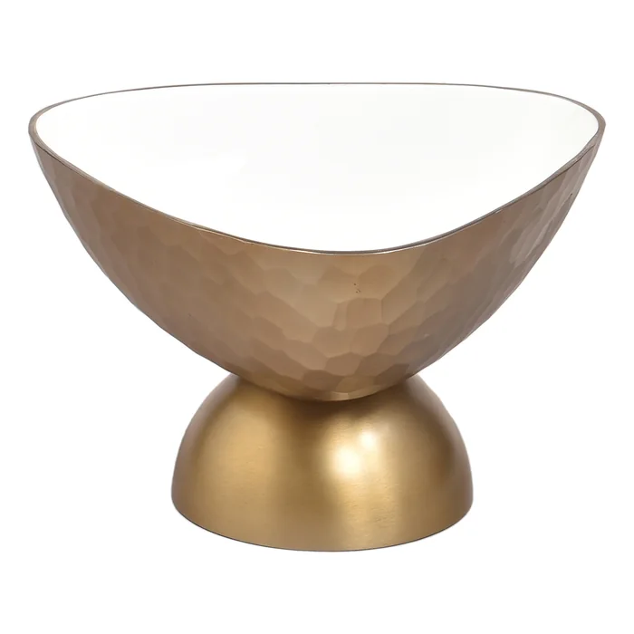Ваза для фруктов н/н 29 см. «Clara» золотая — Homier Decor