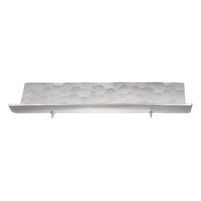 Поднос 56х35 см. «Diamond» серебряный — Homier Decor